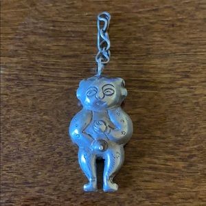 Sterling silver vintage pendant